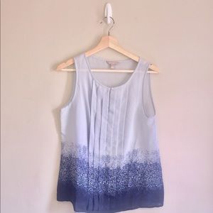 Pleated Banana Republic Tank